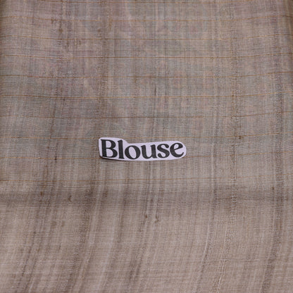 Tussar half  White Saree - Vaishali Silks