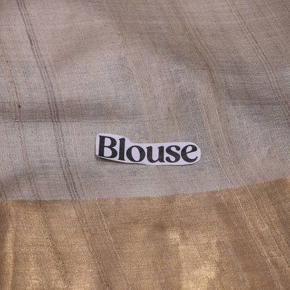 Tussar half  White KalamKari Saree - Vaishali Silks