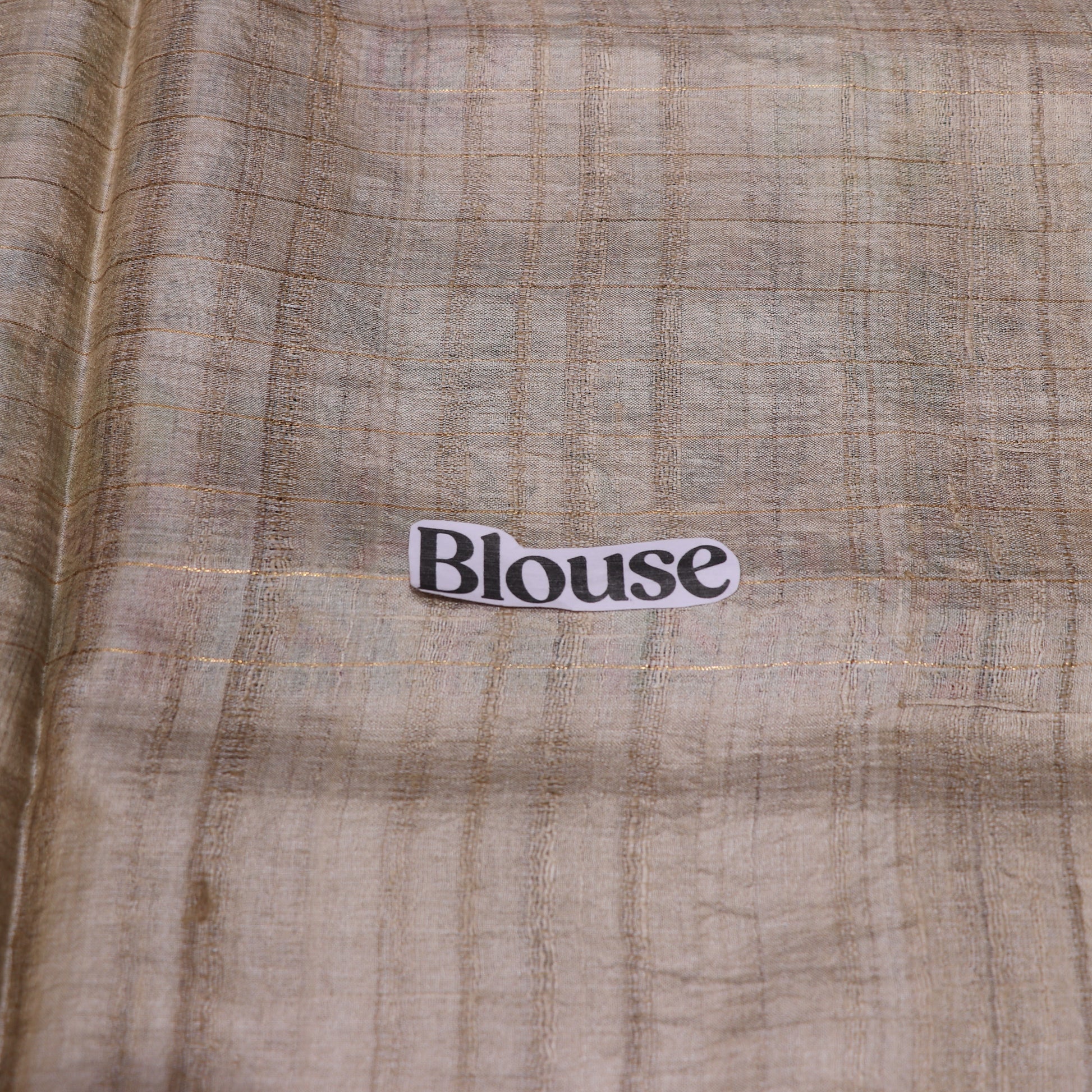 Tussar half  White Kalam kari Saree - Vaishali Silks