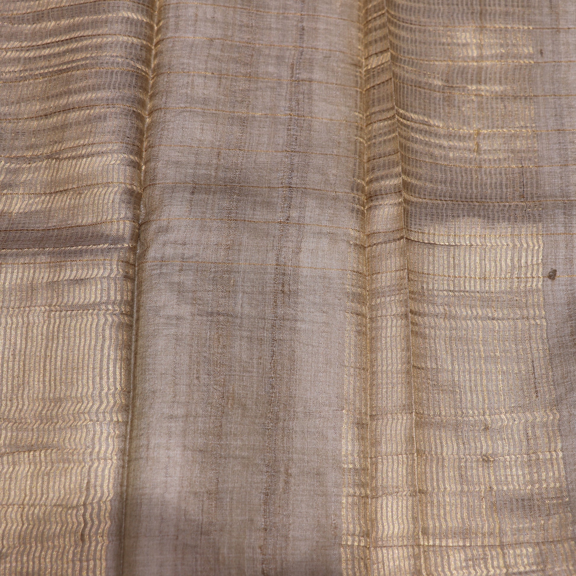 Tussar half White  Kalam kariSaree - Vaishali Silks