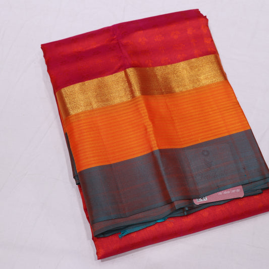 Silk Saree Red Colour - Vaishali Silks