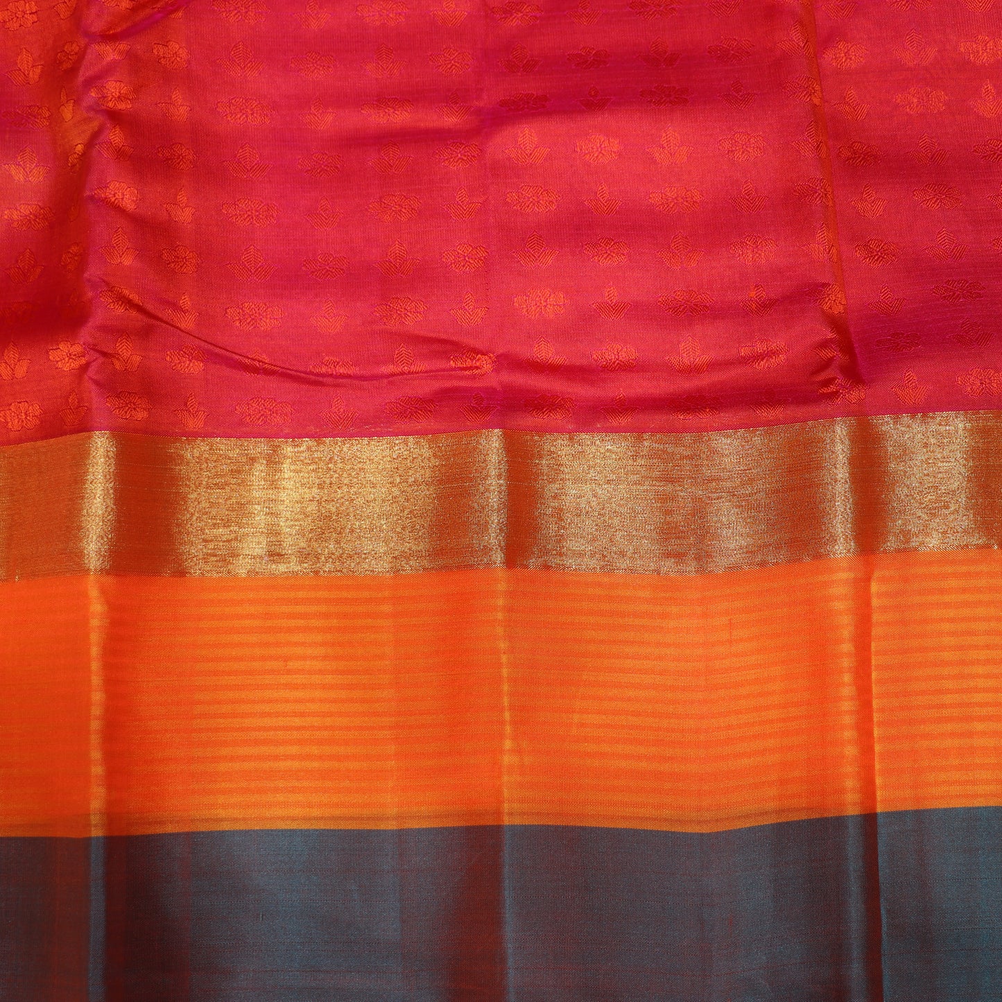Silk Saree Red Colour - Vaishali Silks