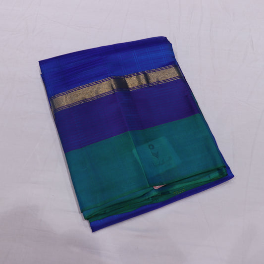 Silk Saree Blue Colour - Vaishali Silks