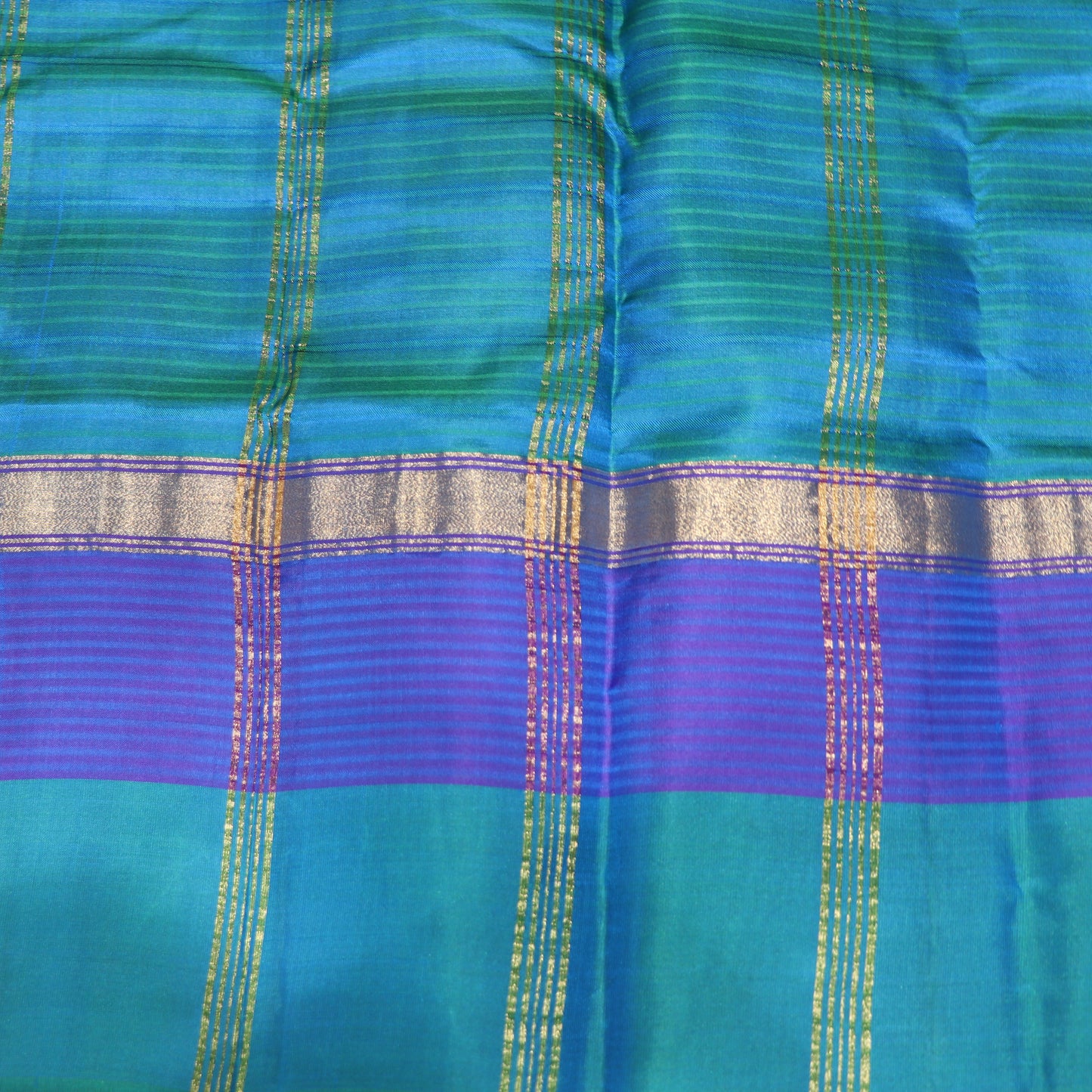 Silk Saree Blue Colour - Vaishali Silks