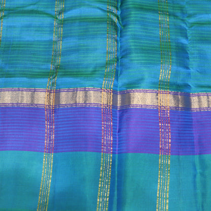 Silk Saree Blue Colour - Vaishali Silks