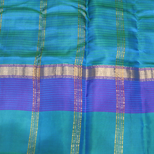 Silk Saree Blue Colour - Vaishali Silks