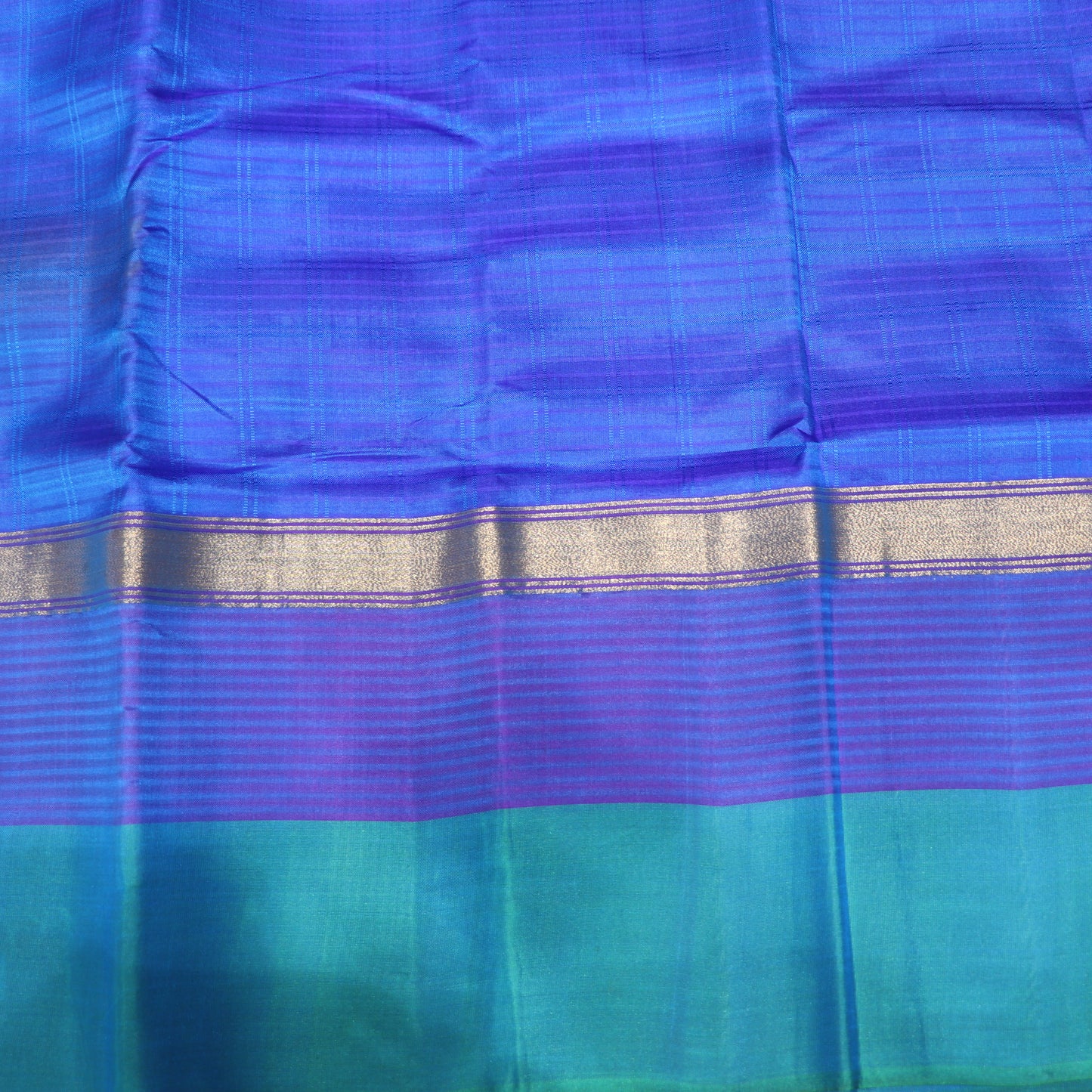 Silk Saree Blue Colour - Vaishali Silks