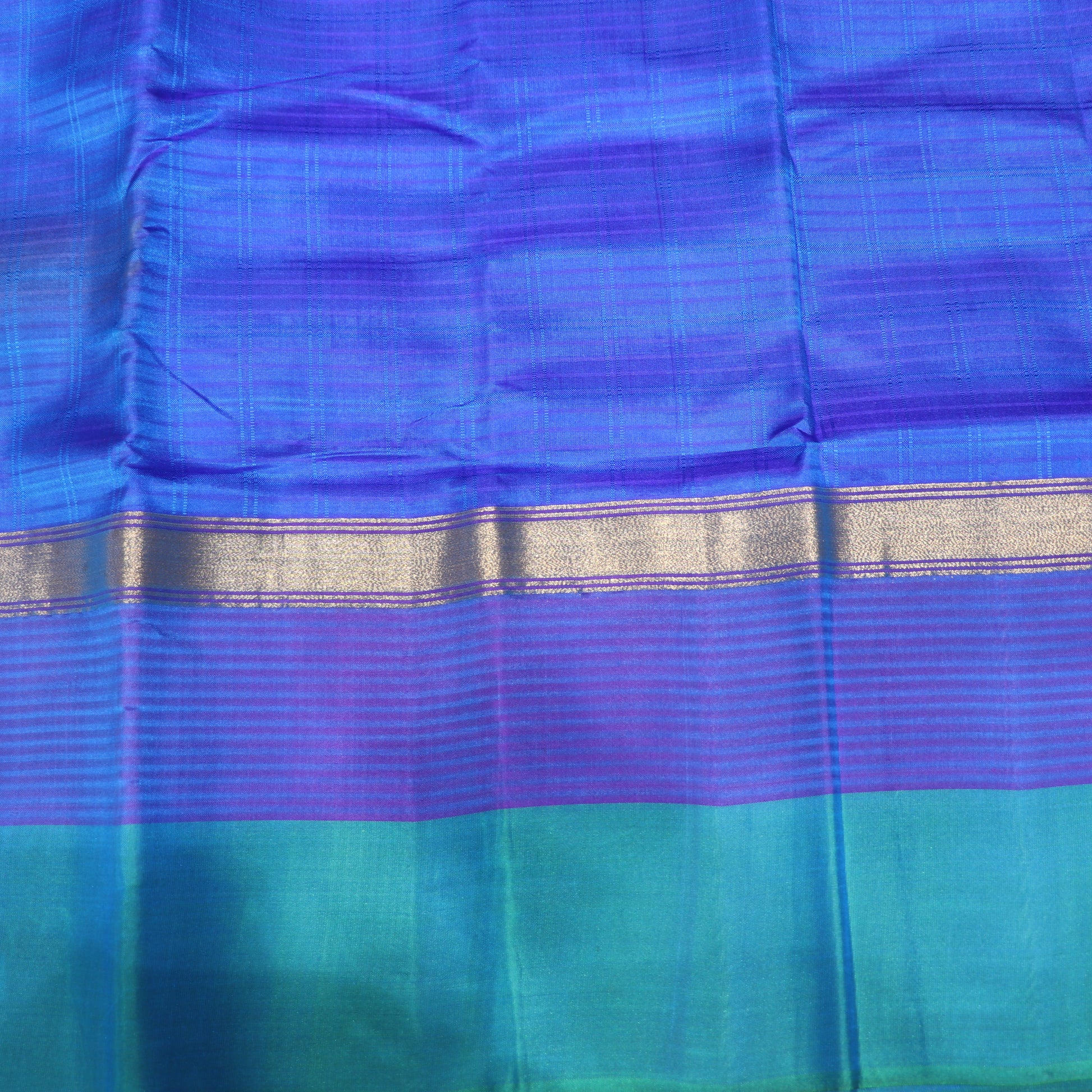 Silk Saree Blue Colour - Vaishali Silks