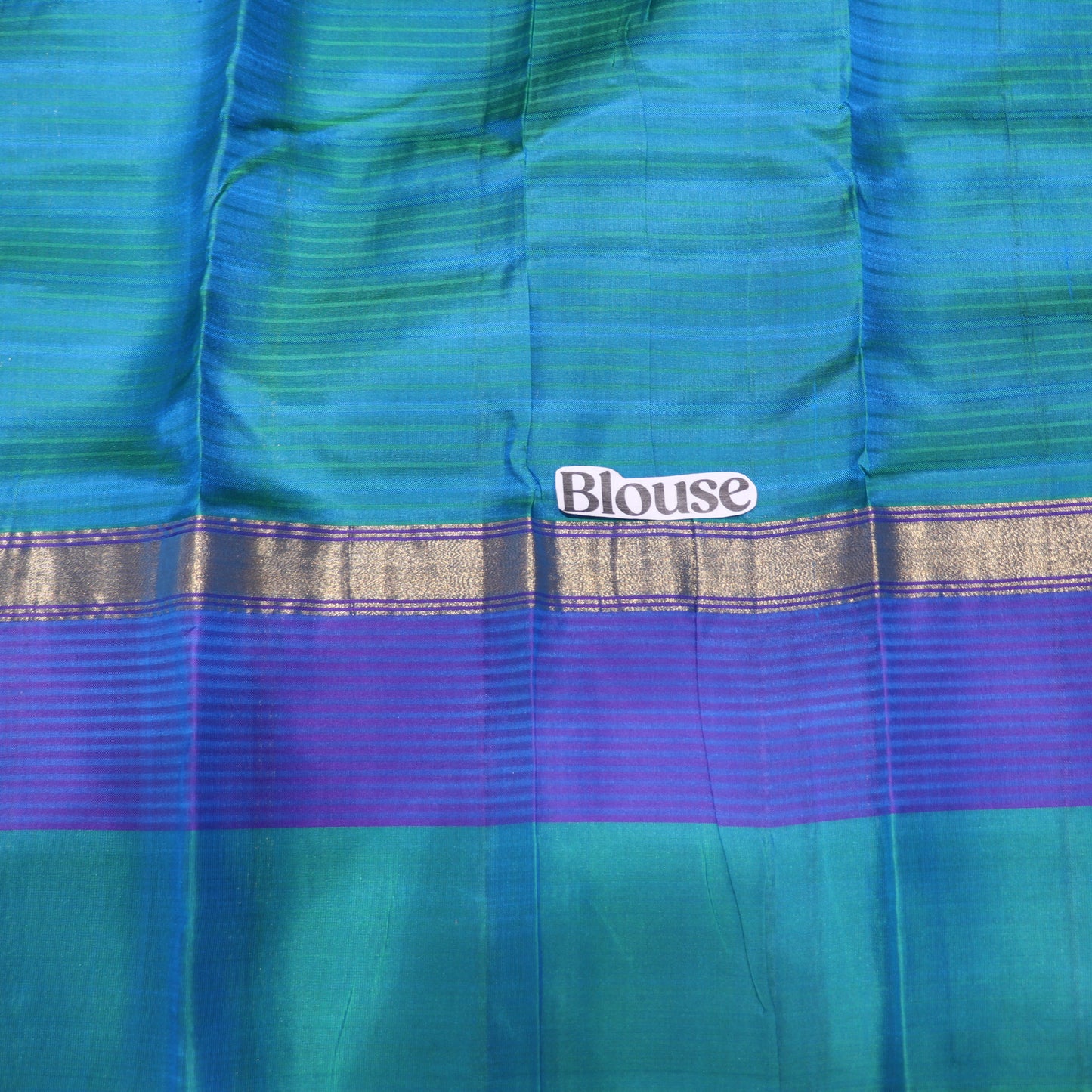Silk Saree Blue Colour - Vaishali Silks