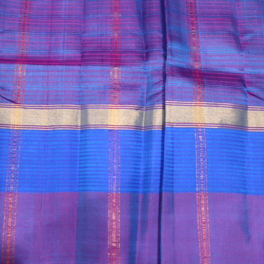 Silk Saree  Dark blue Colour - Vaishali Silks