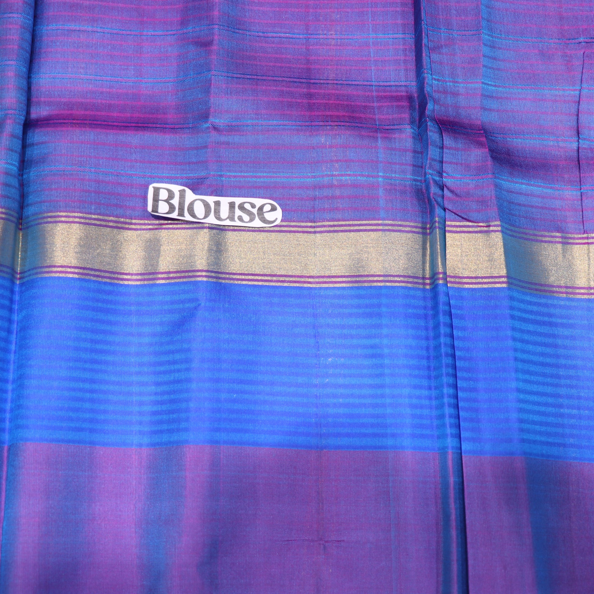 Silk Saree  Dark blue Colour - Vaishali Silks