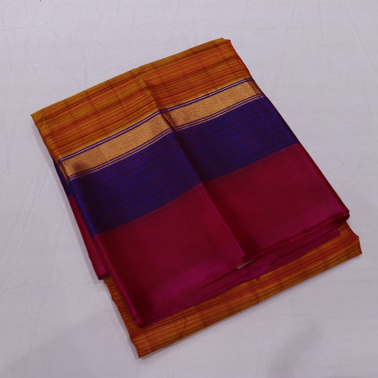 Silk Saree  Orange Colour - Vaishali Silks