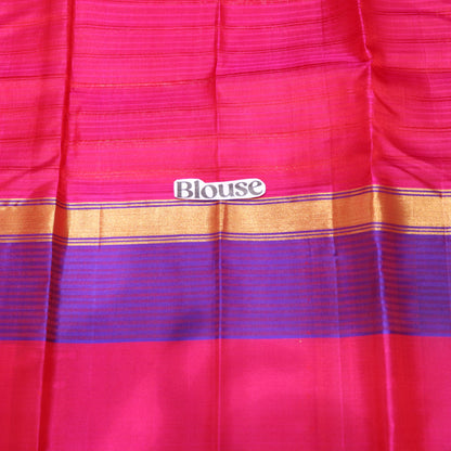 Silk Saree  Orange Colour - Vaishali Silks