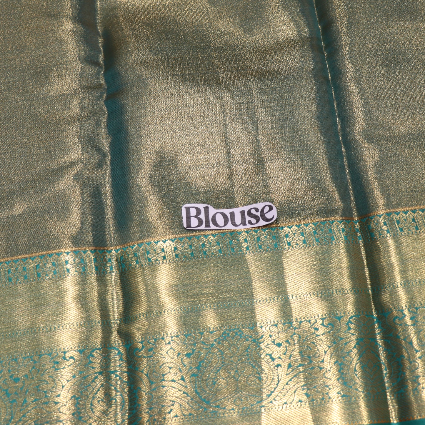 Tissue Saree  Brown colour - Vaishali Silks