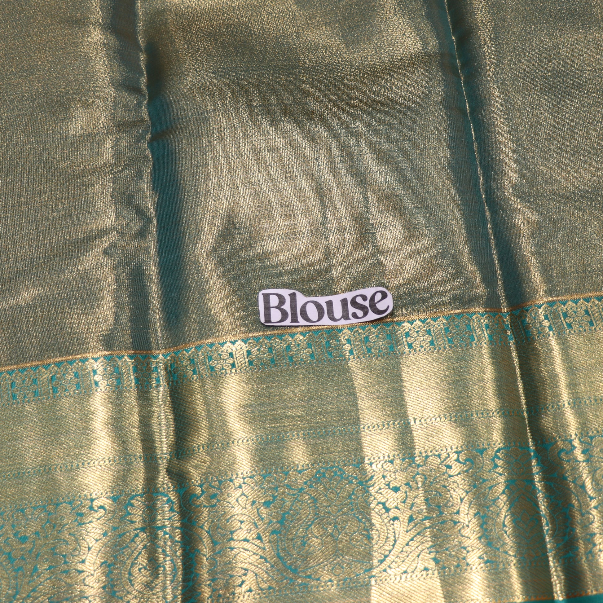 Tissue Saree  Brown colour - Vaishali Silks