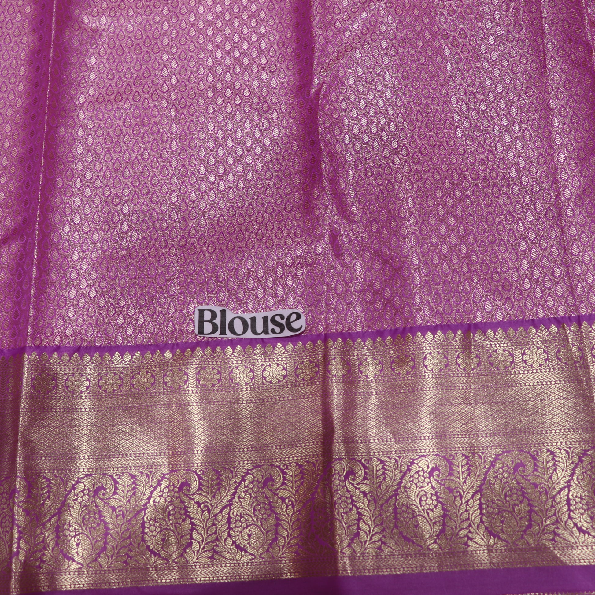 Tissue Saree peach with pink coiour - Vaishali Silks