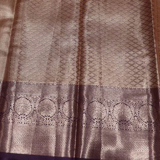 Tissue Saree   Sandel Colour - Vaishali Silks