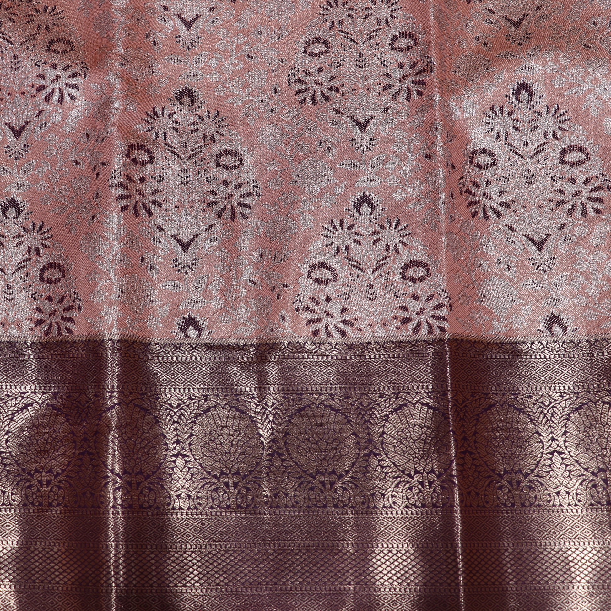 Tissue Saree   Sandel Colour - Vaishali Silks