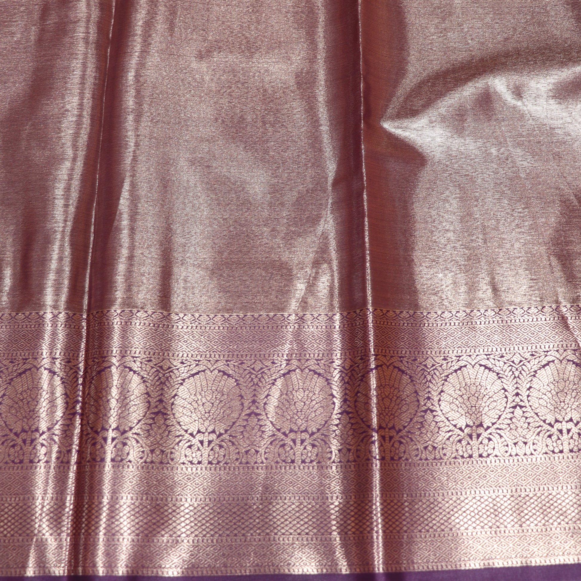 Tissue Saree   Sandel Colour - Vaishali Silks