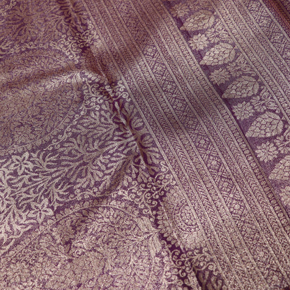 Tissues Silk  Saree Green With Maroon Colour - Vaishali Silks