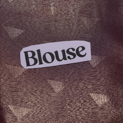 Pure Tissue Saree Gold  with Violte - Vaishali Silks