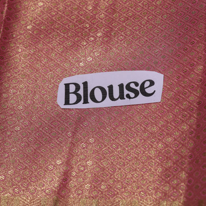 Pure Tissue Saree Green  with pink - Vaishali Silks