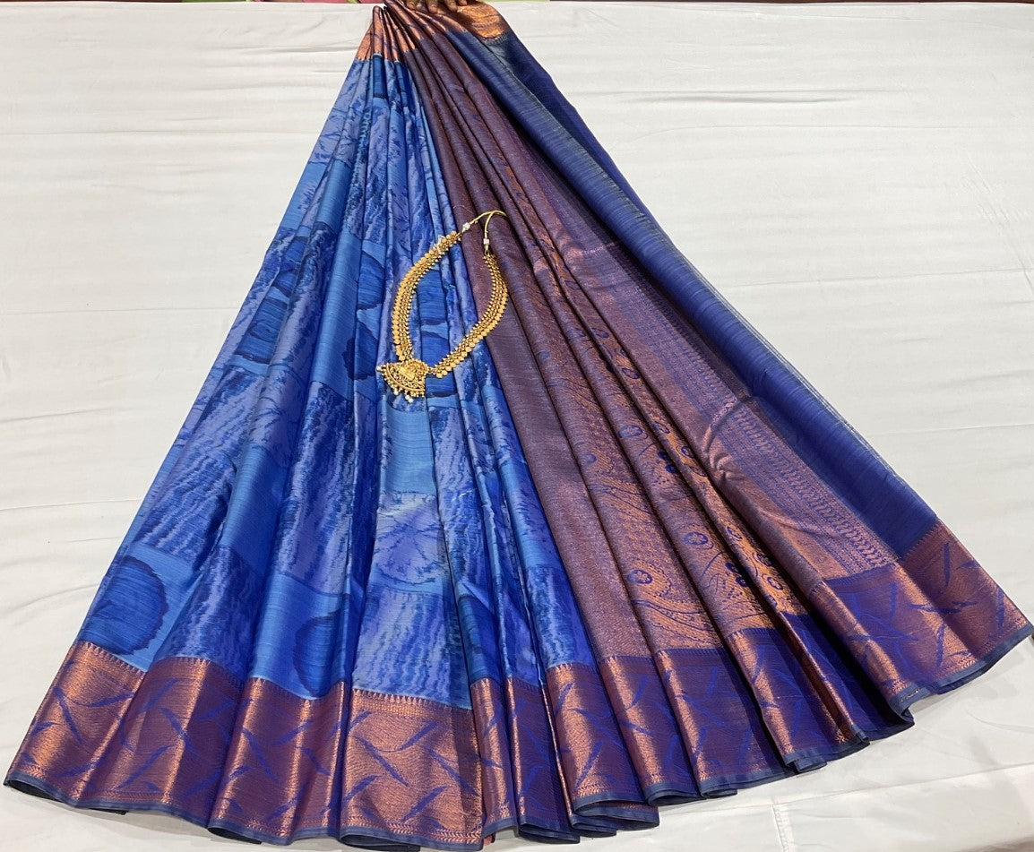 Digital Print Silk Saree