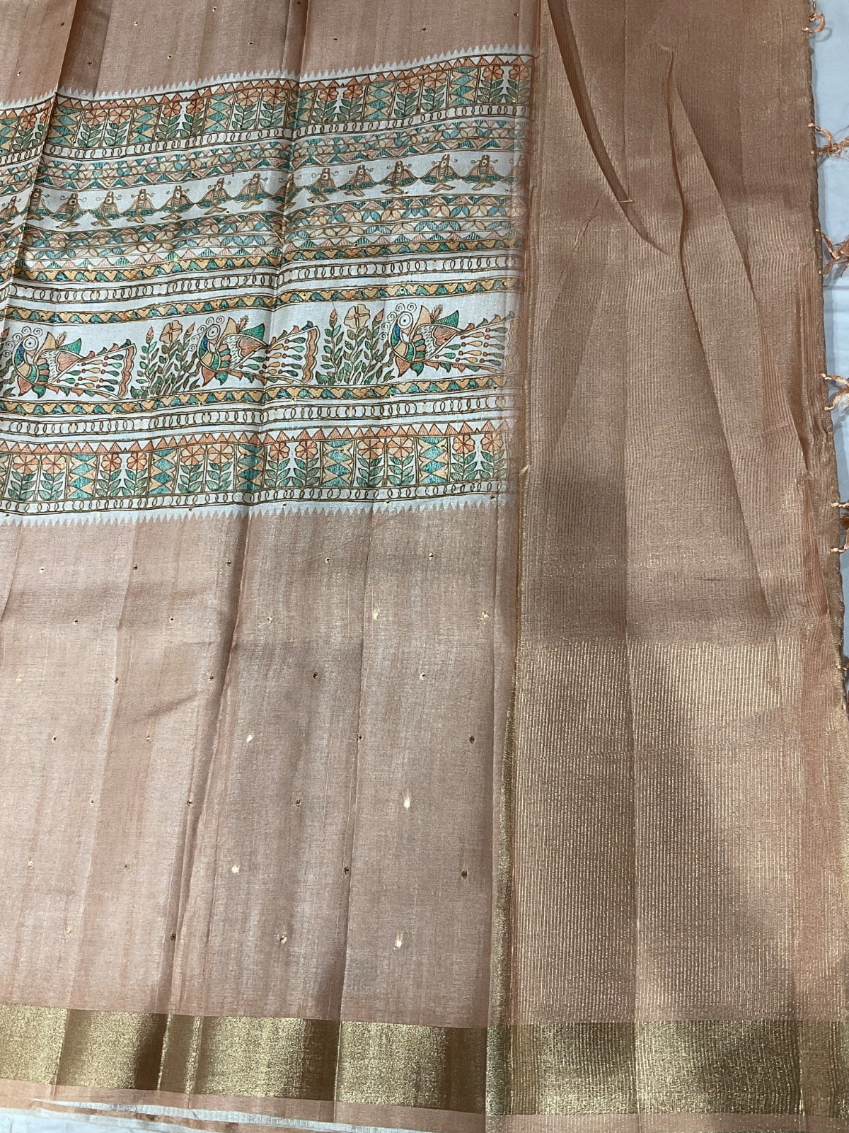 Semi Tussar Saree