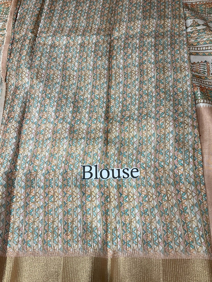 Semi Tussar Saree