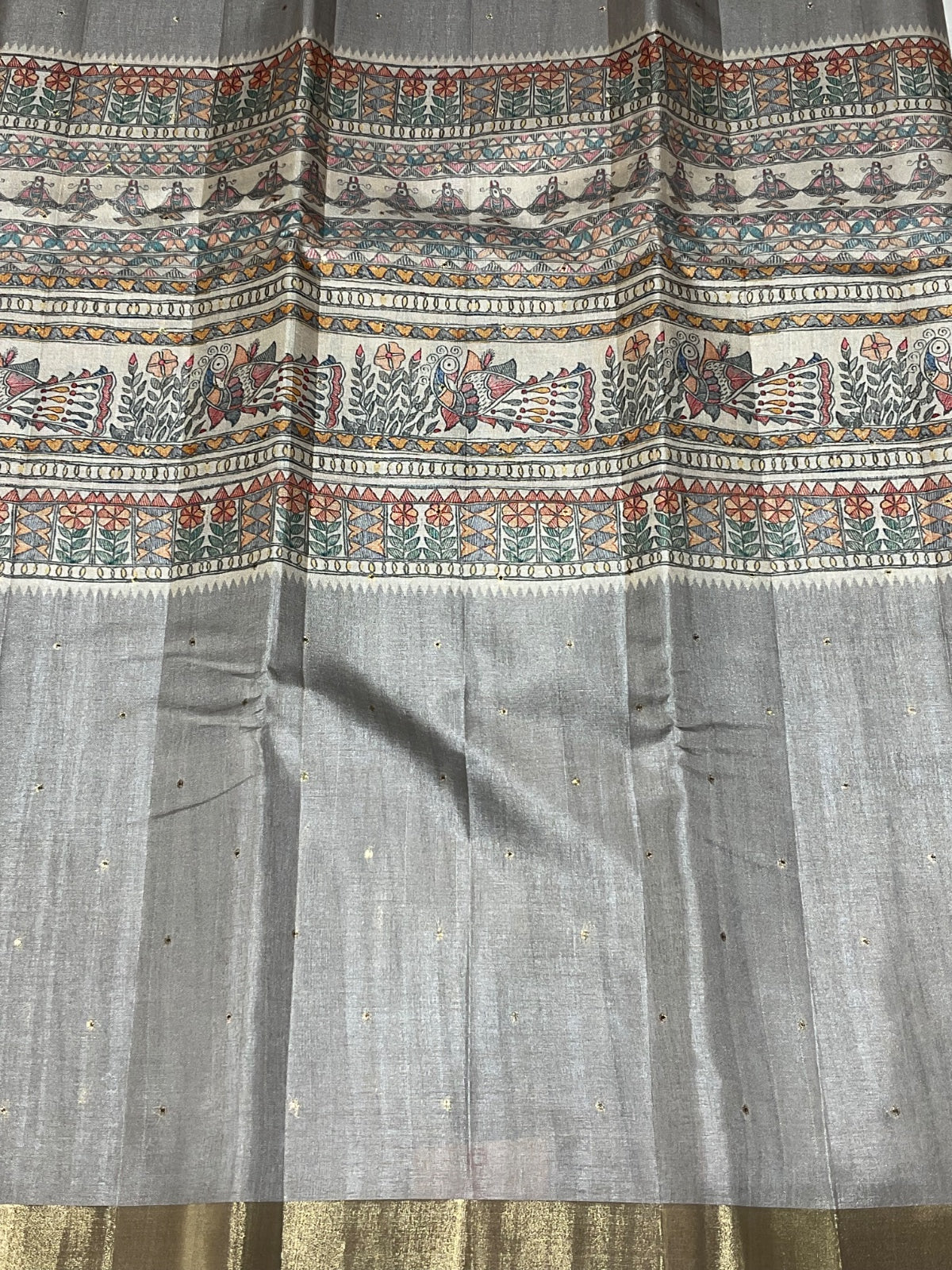 Semi Tussar Saree