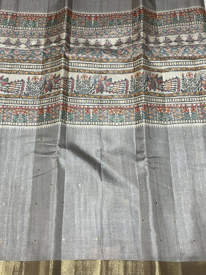 Semi Tussar Saree