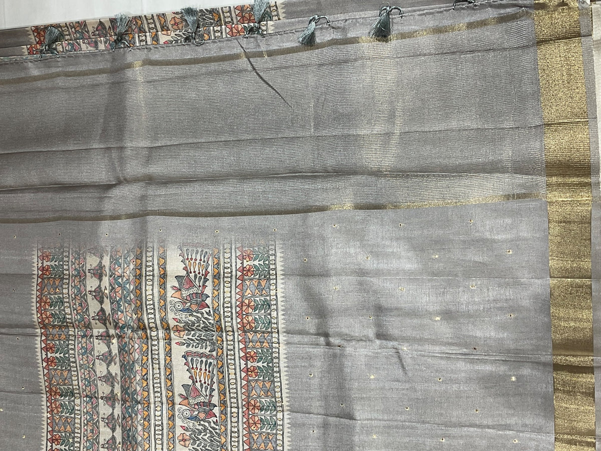 Semi Tussar Saree