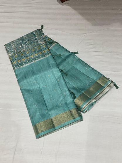 Semi Tussar Saree