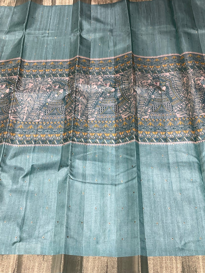 Semi Tussar Saree