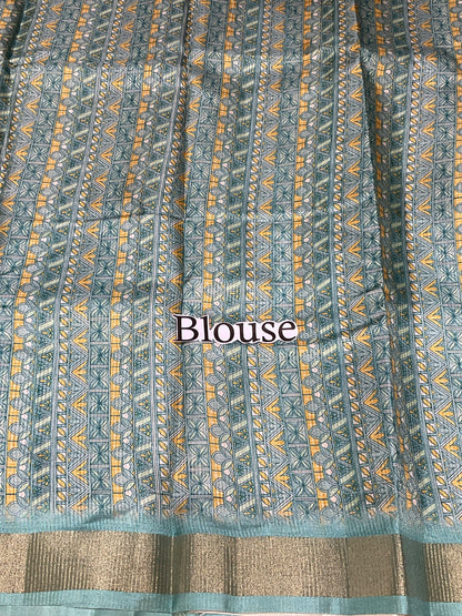 Semi Tussar Saree