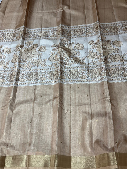 Semi Tussar Saree