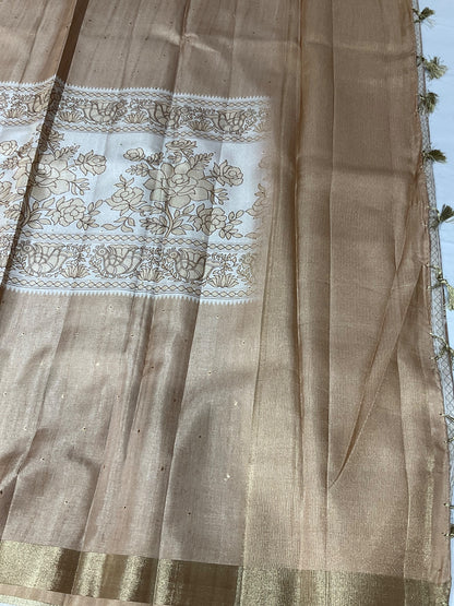 Semi Tussar Saree