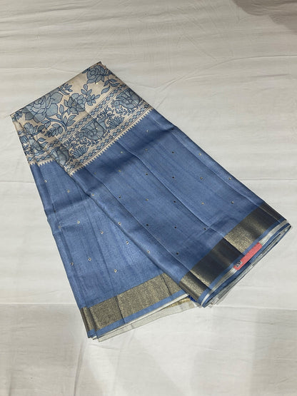 Semi Tussar Saree