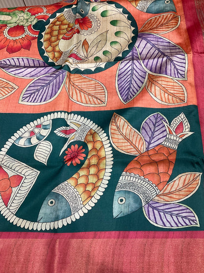 Semi Tussar Sarees