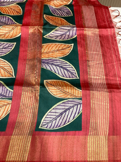 Semi Tussar Sarees