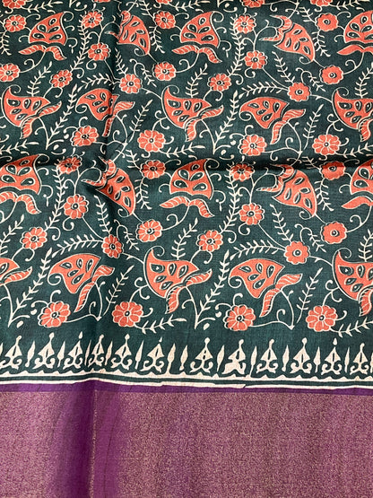 Semi Tussar Sarees
