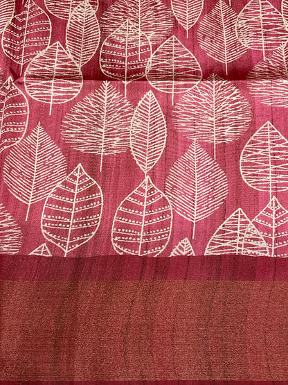 Semi Tussar Sarees