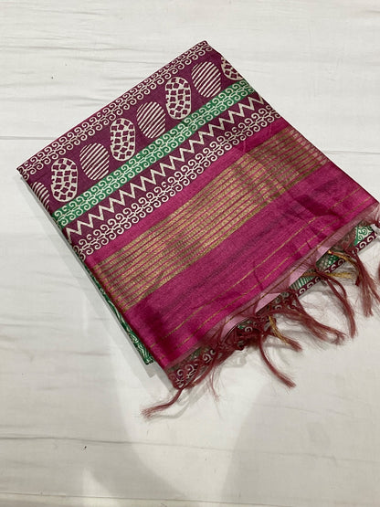Semi Tussar Sarees