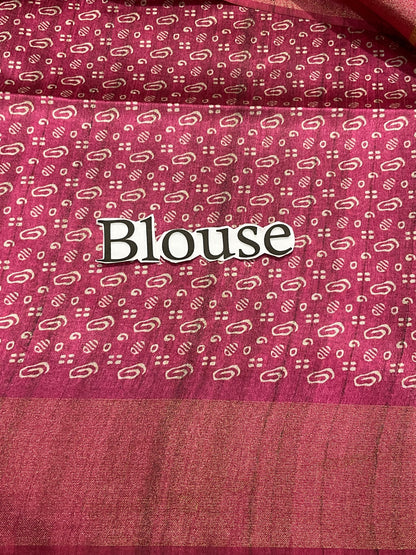 Semi Tussar Sarees