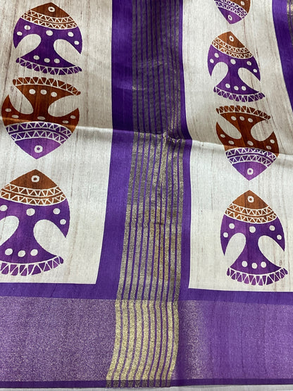 Semi Tussar Sarees