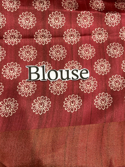Semi Tussar Sarees