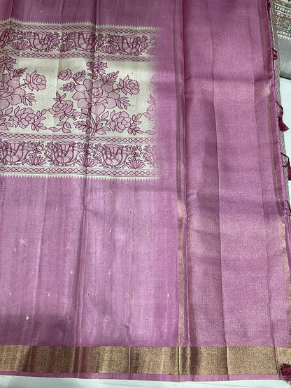 Semi Tussar Saree